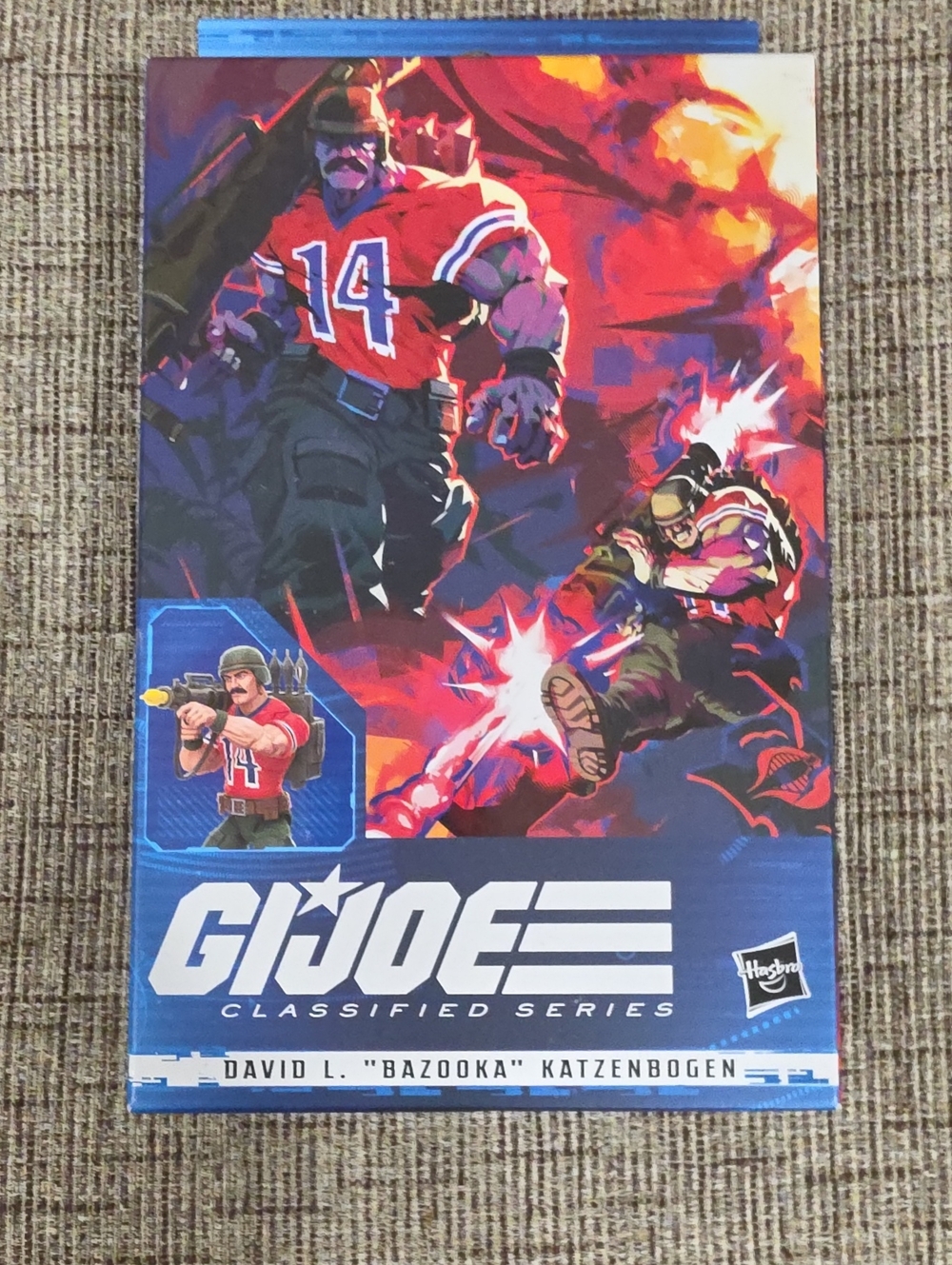 G.I. Joe Classified Series David L. "Bazooka" Katzenbogen Red Figure